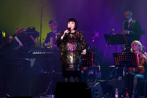 Mireille Mathieu at her Berlin concert as part of her farewell tour 2024 Goodbye my Love Goodbye,