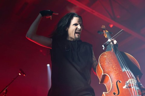 Perttu Kivilaakso from Apocalyptica live on Plays Metallica Vol.2 Tour 2024 at the Columbiahalle in