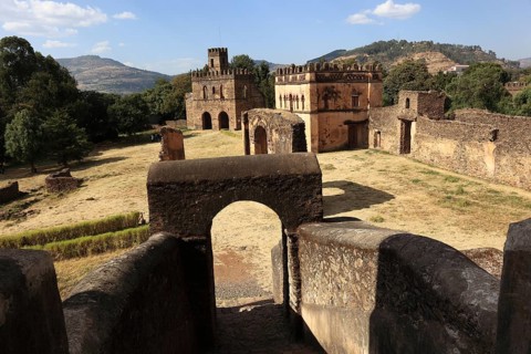 Amhara region, in the Gemp palace complex in Gondar, Gonder, UNESCO, world, heritage, cultural