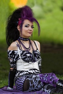 Gothic sitting portrait