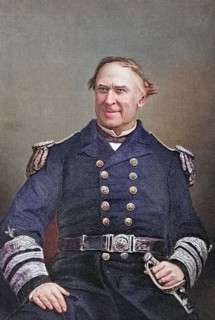 David Glasgow Farragut (born 5 July 1801 in Knoxville, Tennessee, died 14 August 1870 in