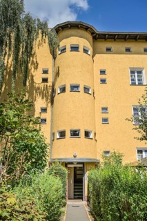Residential building, Stavenhagener Straße, Hufeisensiedlung, Britz, Neukölln, Berlin, Germany,