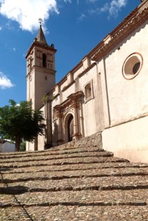 Iglesia de San Juan Bautista, church in Linares de la Sierra, Sierra de Aracena, Huelva province,