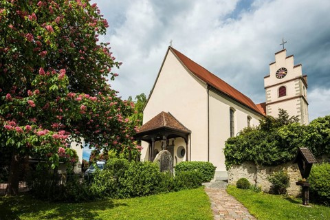 Parish church of St John and Vitus, Horn, Höri peninsula, Lake Constance, Baden-Württemberg,