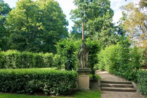 Altdöbern Castle. Major General Alexander Dietrich von Eickstedt († 1727) acquired the property in