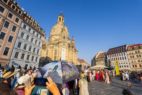 Dresden celebrated the 250th birthday of Caspar David Friedrich with a birthday party and a big