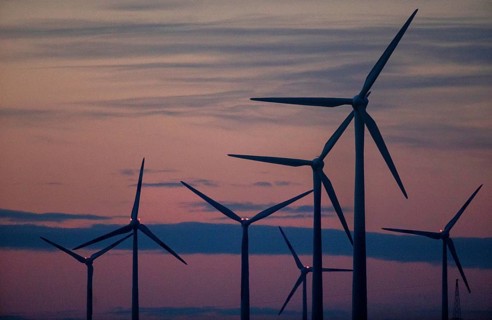Wind farm, Nauen, 04.12.2020