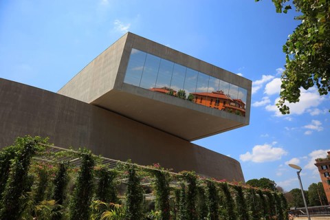 Museo nazionale delle arti del XXI secolo or MAXXI, national museum of 21st-century arts, museum of