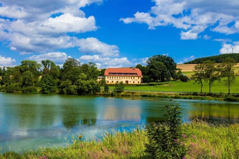 The Dittmannsdorfer Teich is a reservoir of the Freiberg district watercourse in Saxony,
