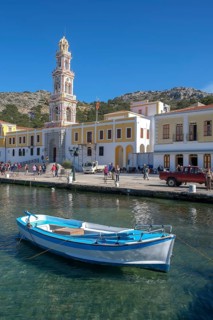 Panormitis Monastery, Symi Island, Dodecanese, Greek Islands, Greece, Europe