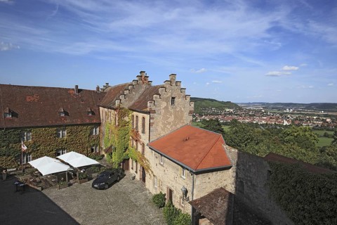 Saaleck Castle near Hammelburg, Lower Franconia, Bavaria, Germany, Europe