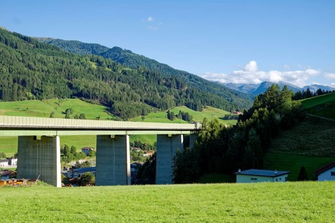 Brenner motorway A 13, Matrei am Brenner, Wipptal, Tyrol, Austria, Europe