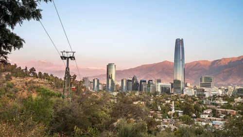 Sky Costanera, Santiago de Chile, Chile, South America