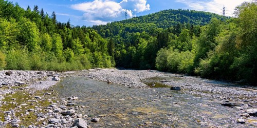 Landscape at Tauglgries in Bad Vingau, Austria, Europe