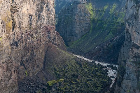 Markarfljótsgljúfur, Markarfljót Canyon near Emstrur, Laugavegur, Icelandic Highlands, Iceland,