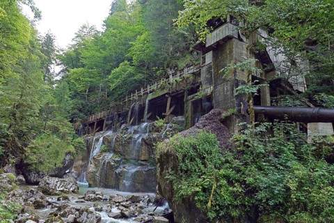 Seisenbergklamm gorge, natural monument, Pinzgau, Salzburger Land, Austria, Europe