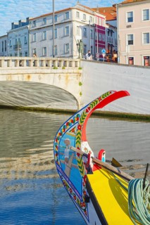 Moliceiro boat, Aveiro, Portugal, Europe