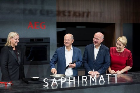Olaf Scholz (Chancellor of the Federal Republic of Germany, SPD), Kai Wegner (Governing Mayor of