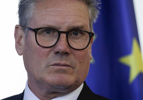Keri Starmer, Prime Minister of the United Kingdom of Great Britain and Northern Ireland, during a