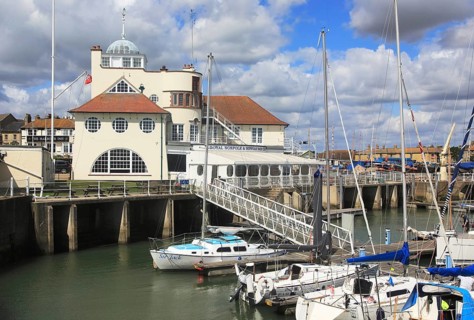Royal Norfolk and Suffolk Yacht Club, Lowestoft, Suffolk, England, UK