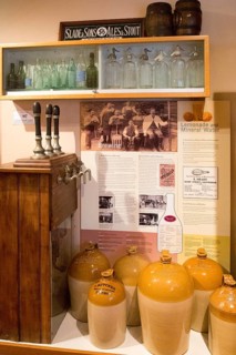 Brewing, lemonade and mineral water display with permission of Chippenham museum, Wiltshire,