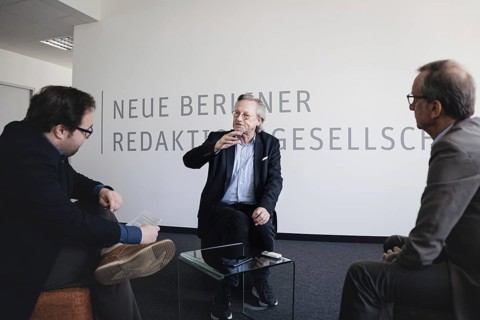 Peter Brandt, recorded during an interview at the NBR office in Berlin. 09.05.2022