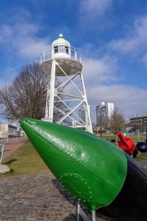 Old harbour, harbour basin, harbour district, lighthouse, buoys, museum ships, part of the Harbour
