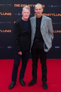 Thorsten Ranft, Robert Mika, DIE ERMITTLUNG, Photo Call at the red carpet for the Berlin premiere