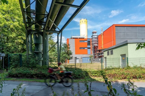 Hiltrop combined heat and power plant, of Stadtwerke Bochum, natural gas-fuelled combined heat and