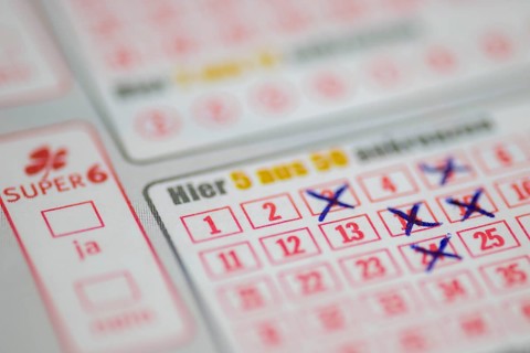Game ticket, gambling, betting slip, betting slip, Toto, Lotto, EURO JACKPOT, 5 out of 50, SUPER 6