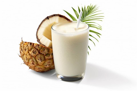 Pina Colada cocktail with coconut and pineapple. KI generiert, generiert AI generated