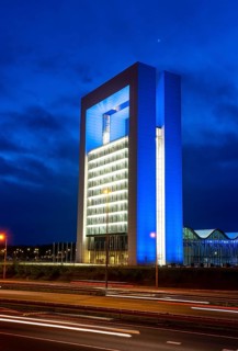 Innovatoren high-rise, in Venlo, on the A73 motorway used by the Province of Limburg and the