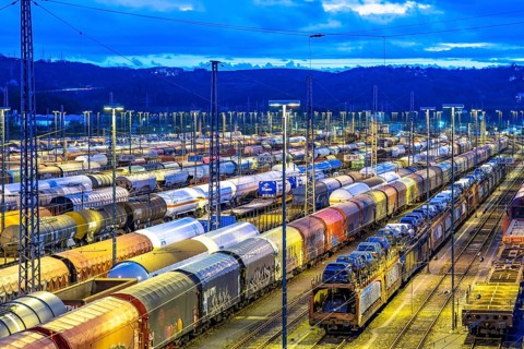 The Hagen-Vorhalle marshalling yard, one of the 9 largest in Germany, is located on the