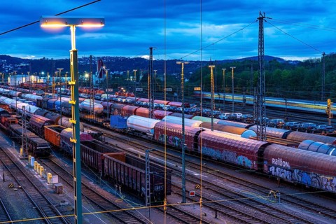 The Hagen-Vorhalle marshalling yard, one of the 9 largest in Germany, is located on the