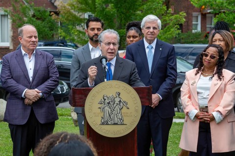Detroit, Michigan, Gene Sperling, Coordinator of President Biden's American Rescue Plan, announces
