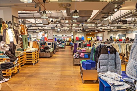 Peek und Cloppenburg store on Tauentzienstraße in Berlin, Germany.