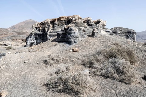 Stratified City, Antigua rofera de Teseguite, Lanzarote, Canary Islands, Spain, Europe