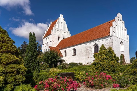 Elmelunde Church, Mön Island, Denmark, Europe