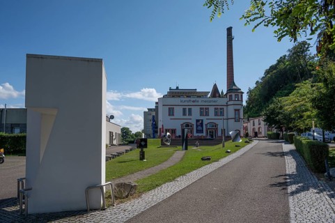 Riegel brewery on the Leopold Canal, produced from 1834 to 2003 in Riegel, Riegel am Kaiserstuhl,