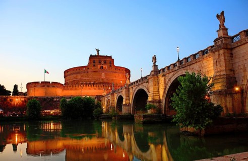 Castel Sant'Angelo, Mausoleo di Adriano, Mausoleum for the Roman Emperor Hadrian, Castel