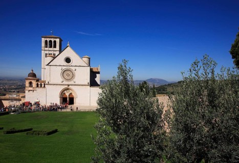 Cathedral of San Rufino in Assisi, Umbria, Italy, Europe