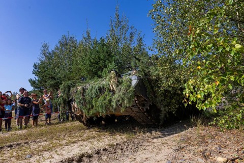 The Oberlausitz military training area opened its Tor tor to thousands of visitors for the Open Day