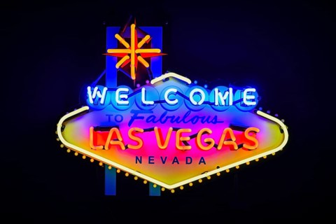 Illuminated advertising Welcome Las Vegas