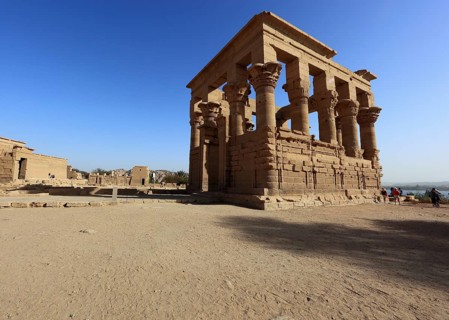 Temple of Isis, Temple of Isis of Philae on the island of Agilkia, Temple of Isis, Kiosk of Trajan,