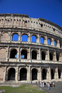 The Colosseum, Amphitheatrum Novum or Amphitheatrum Flavium, Colosseo, Anfiteatro Flavio,