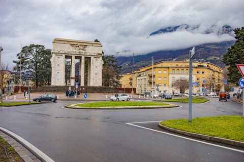 Victory monument in Bolzano, South Tyrol, Italy, Europe