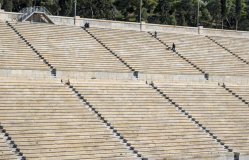 Panathenaic Stadium, Panathinaiko or Kallimarmaro, the first Olympic Stadium of Modern Time,