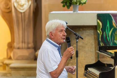 31st Elbhangfest, Loschwitzer Kirche, Peter Rösel piano concert, 31st Elbhangfest, Dresden, Saxony,
