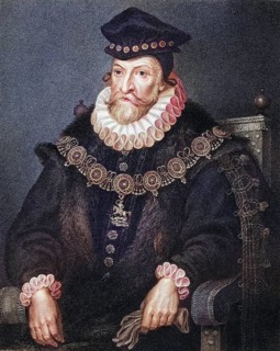 Edward Clinton 1512-1584, Earl of Lincoln. From the book Lodge's British Portraits published in