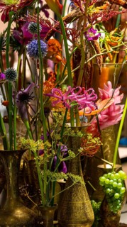 Artistic flower arrangements and decorations, German Floristry Championships, Berlin, Germany,